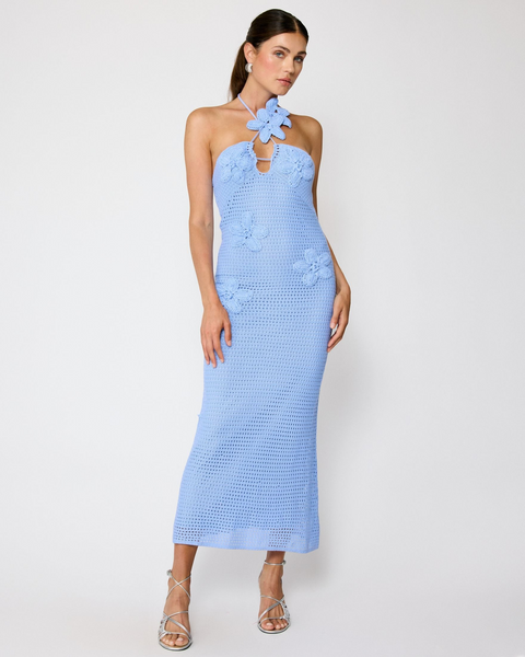 crochet lined dress Molly Bracken - Lined Crochet Dress