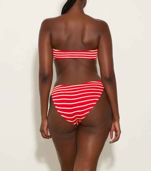 Jean Bikini - Red/White Stripe