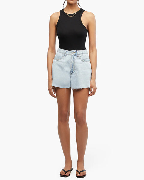 Stormy Blue Flare Bell Short | LIT Boutique