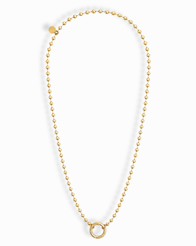 Soren Ball Charm Clip Necklace