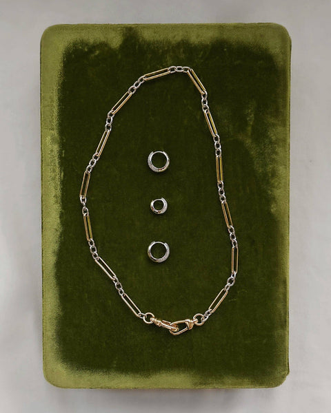 Liam Watch Chain Necklace - Mixed Metal