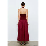 Odette Ruched Maxi Dress