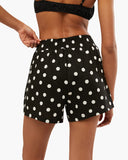 Elastic Oversized Polka Dot Short