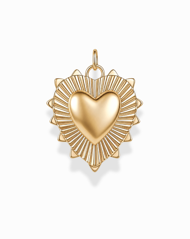 Grande Lynn Engravable Heart Charm