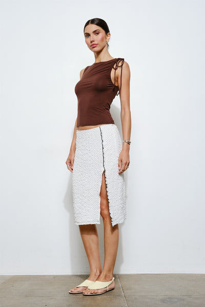 Ramona Ruched Shoulder Top