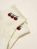Cropped Crew Tomato Pilates Sock