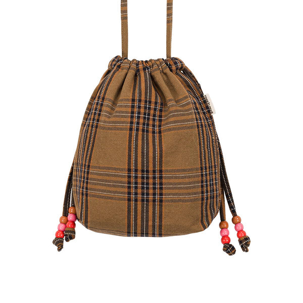 Billie Paloma Tartan Bucket Bag