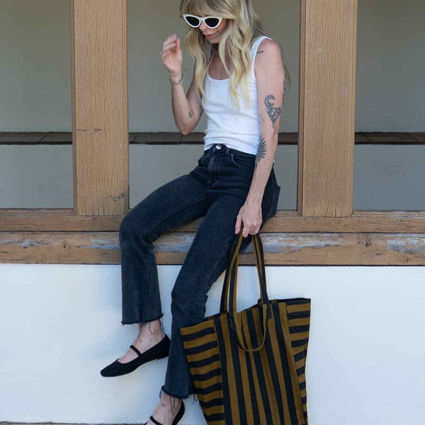 Elisabeth Cumin Stripe Tote