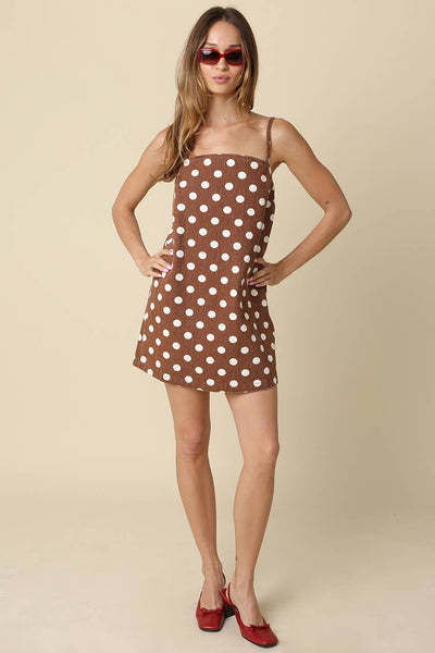 Regina Polka Dot Mini Dress