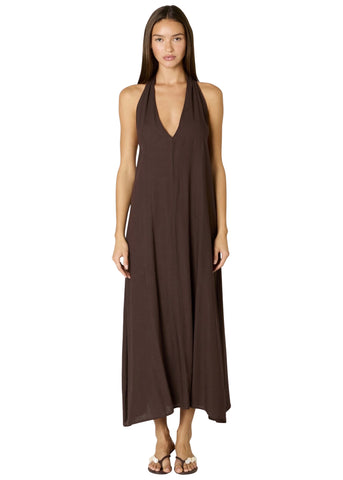 Gaetano Dress - Coffee