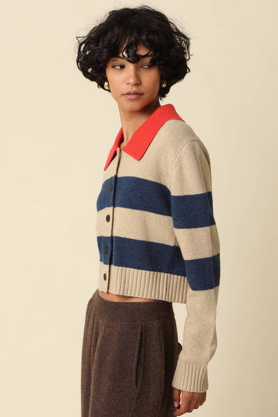 Nia Stripe Cardigan