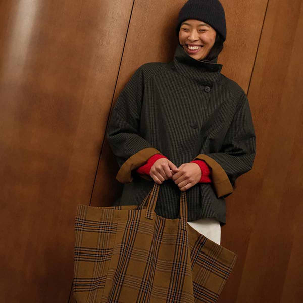 Elisa Tartan Tote