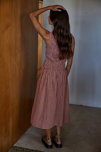 Kelsey Gingham Midi