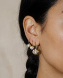 Lucia Oval French Hook Earrings