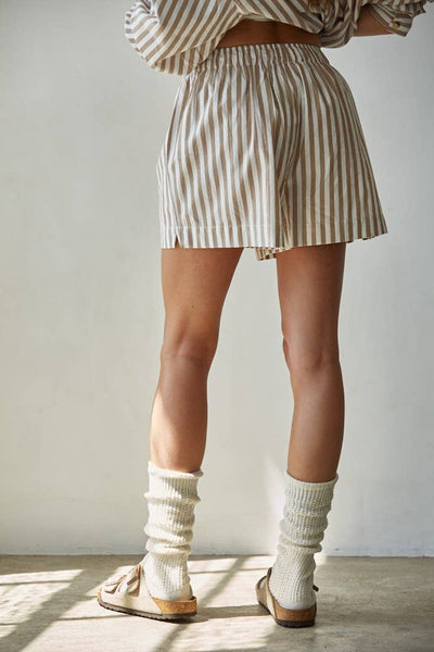 Striped Cotton Boxer Shorts