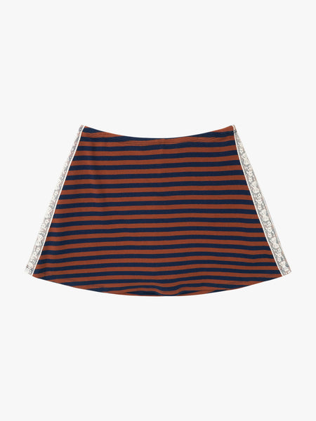 Darcy Skort - Tobacco Stripe