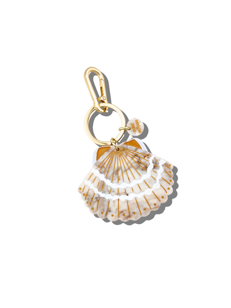 Seashell Bag Charm & Keychain