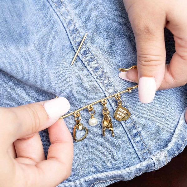 Charm Holder Brooch