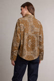 Bandana Print Button-Up Shirt