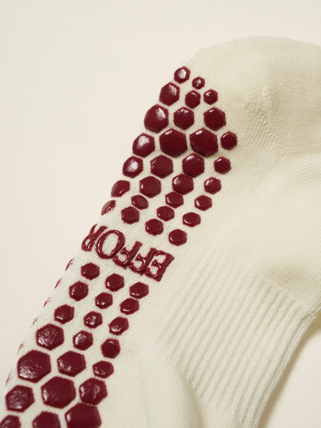 Cropped Crew Tomato Pilates Sock