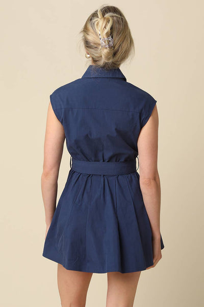 Donna Belted Shirt Dress