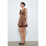 Elena Satin Mini Dress