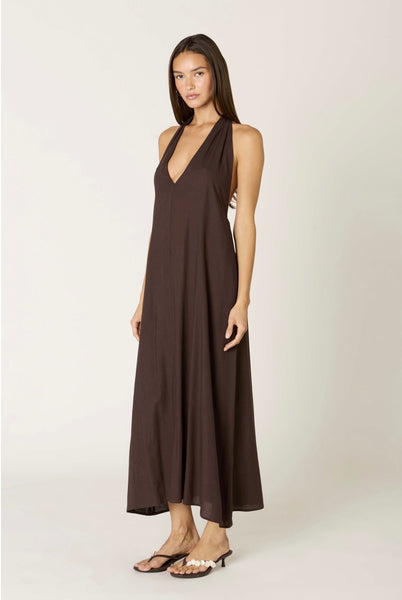 Gaetano Dress - Coffee