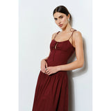 Jacqueline Drop Waist Midi Dress