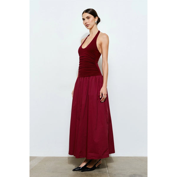 Odette Ruched Maxi Dress