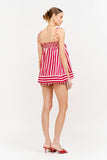 Juni Red Stripe Top