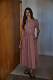 Cottage Gingham Maxi