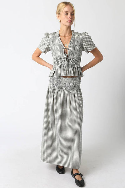 Rory Gingham Skirt