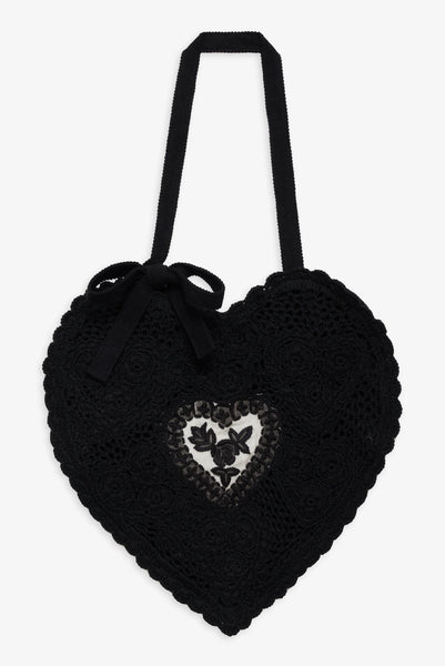 Crochet Heart Bag