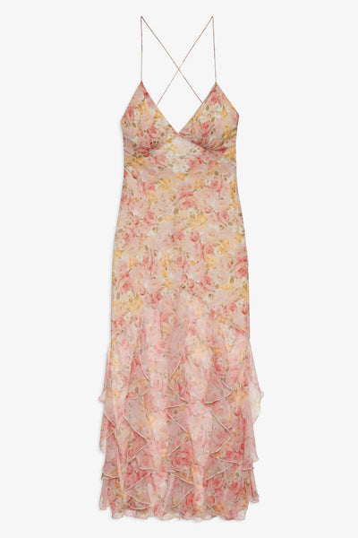 Elea Maxi Dress - Peach (PRE-ORDER)