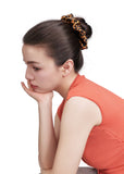 Olah Leopard Silk Scrunchie