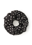 Olah Petite Dot Silk Scrunchie
