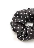 Olah Petite Dot Silk Scrunchie