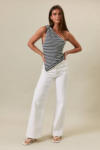 Newport Stripe Top - Blue