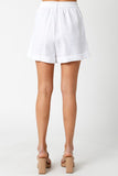 Carrie Linen Shorts - White