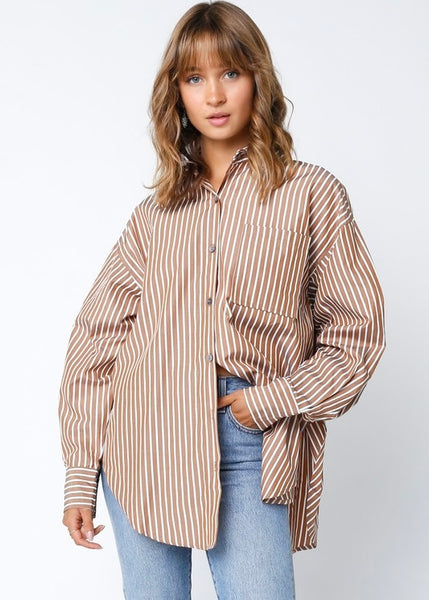 Dominique Stripe Shirt