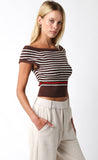 Lucy Sweater Top - Brown