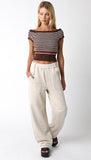 Lucy Sweater Top - Brown
