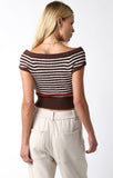 Lucy Sweater Top - Brown