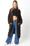 Claire Cardigan - Coffee Bean