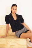 Gingham Lace Shorts