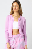 Gianna Knit Cardi - Lilac