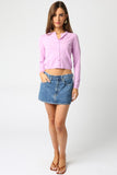 Gianna Knit Cardi - Lilac