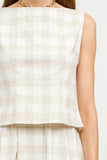 Josefina Gingham Top