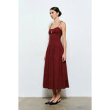 Jacqueline Drop Waist Midi Dress
