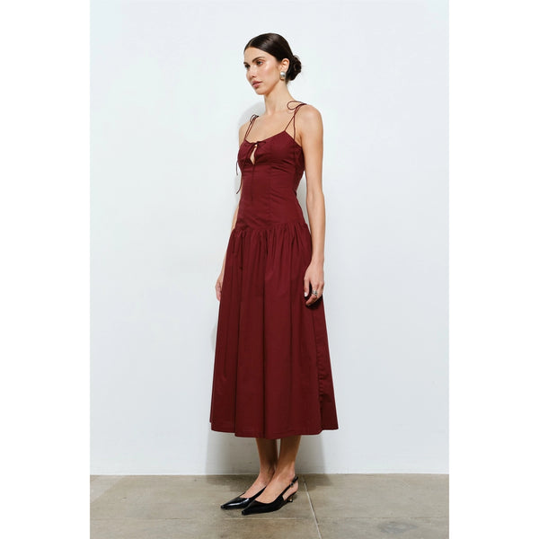 Jacqueline Drop Waist Midi Dress